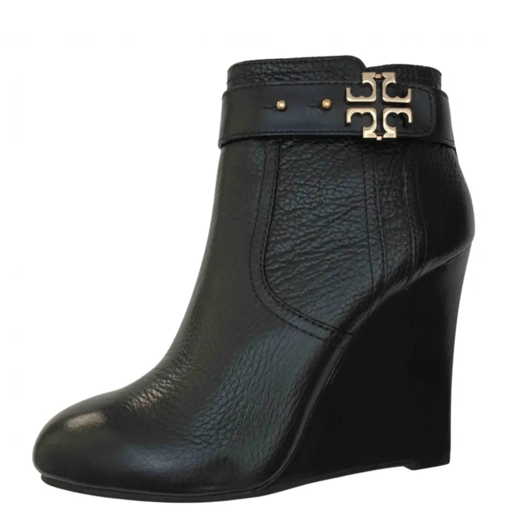 Tory Burch Elina Wedge Ankle Booties